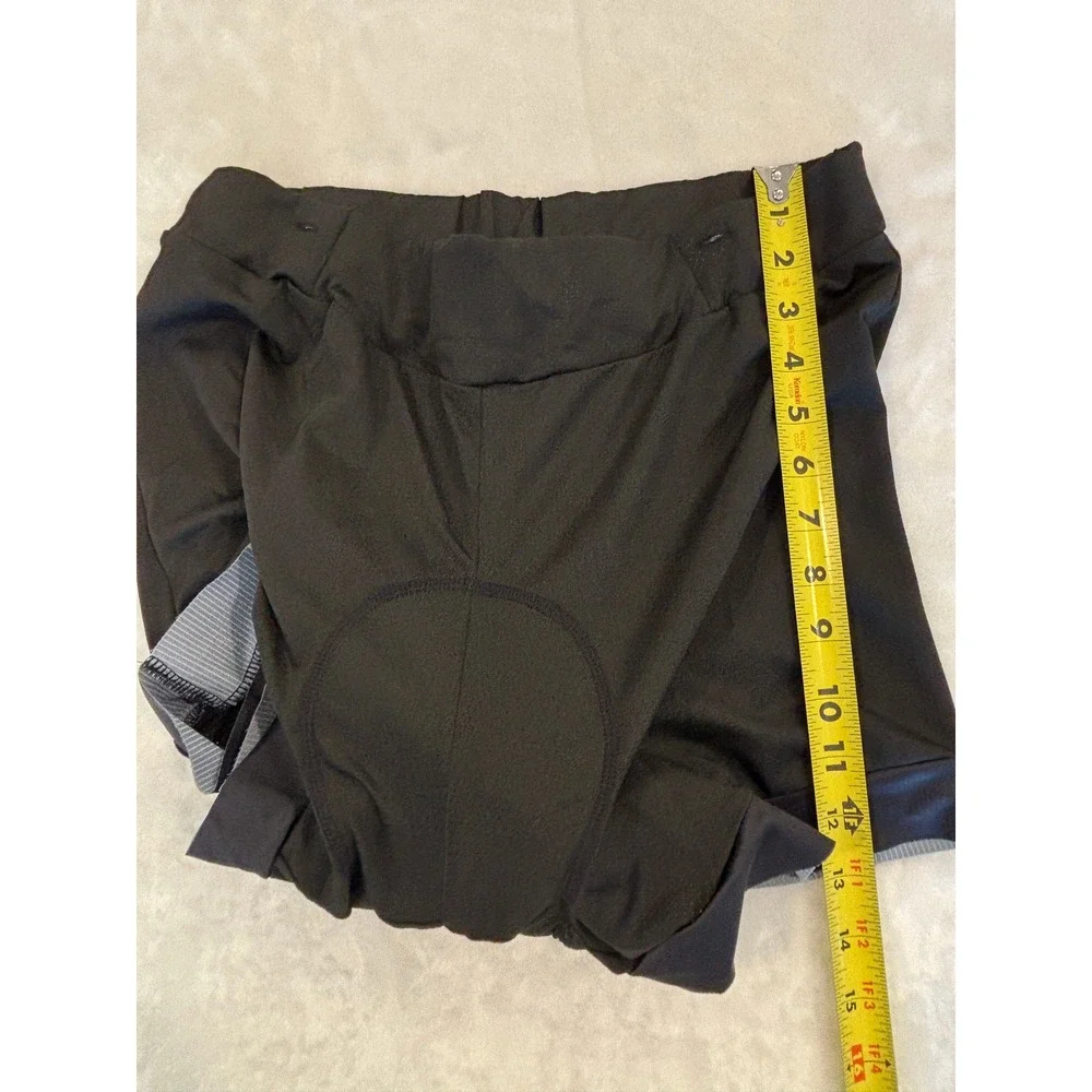 Black Padded Cycling Liner Shorts Mesh Breathable Bike Underwear Small
